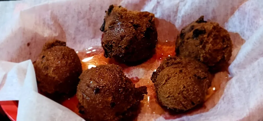 Pepper Jack and Bacon Hush Puppies